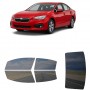 לרכב Subaru Impreza Sedan 2017 ציפוי חלונות שחורים רב פעמי סיליקון לחלונות קדמיים, אחוריים ולחלון האחורי