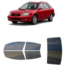 לרכב Subaru Impreza Station Wagon 2002 ציפוי חלונות שחורים רב פעמי סיליקון לחלונות קדמיים, אחוריים ולחלון האחורי