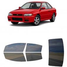 לרכב Subaru Impreza Two-door Coupe 1995 ציפוי חלונות שחורים רב פעמי סיליקון לחלונות קדמיים, אחוריים ולחלון האחורי
