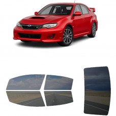 לרכב Subaru Impreza WRXST Sedan 2008 ציפוי חלונות שחורים רב פעמי סיליקון לחלונות קדמיים, אחוריים ולחלון האחורי