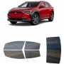 לרכב Subaru Solterra(Canada) 2023 ציפוי חלונות שחורים רב פעמי סיליקון לחלונות קדמיים, אחוריים ולחלון האחורי