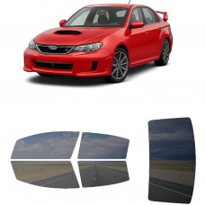 לרכב Subaru WRXSTI Sedan 2008 ציפוי חלונות שחורים רב פעמי סיליקון לחלונות קדמיים, אחוריים ולחלון האחורי