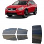 לרכב Subaru XV Crosstrek Hatchback 2013 ציפוי חלונות שחורים רב פעמי סיליקון לחלונות קדמיים, אחוריים ולחלון האחורי