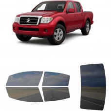 לרכב Suzuki Equator Crew PU 2009 ציפוי חלונות שחורים רב פעמי סיליקון לחלונות קדמיים, אחוריים ולחלון האחורי