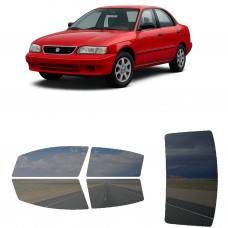 לרכב Suzuki Esteem Sedan 1995 ציפוי חלונות שחורים רב פעמי סיליקון לחלונות קדמיים, אחוריים ולחלון האחורי