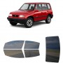 לרכב Suzuki Vitara SUV 1999 ציפוי חלונות שחורים רב פעמי סיליקון לחלונות קדמיים, אחוריים ולחלון האחורי