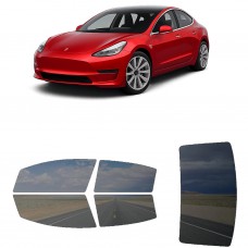 לרכב Tesla Model3 2020 ציפוי חלונות שחורים רב פעמי סיליקון לחלונות קדמיים, אחוריים ולחלון האחורי