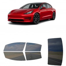 לרכב Tesla Model3 Sedan 2024 ציפוי חלונות שחורים רב פעמי סיליקון לחלונות קדמיים, אחוריים ולחלון האחורי