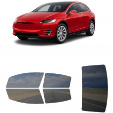 לרכב Tesla ModelX SUV 2016 ציפוי חלונות שחורים רב פעמי סיליקון לחלונות קדמיים, אחוריים ולחלון האחורי