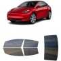 לרכב Tesla ModelY 2022 ציפוי חלונות שחורים רב פעמי סיליקון לחלונות קדמיים, אחוריים ולחלון האחורי