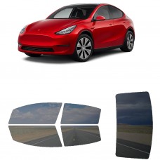 לרכב Tesla ModelY SUV 2020 ציפוי חלונות שחורים רב פעמי סיליקון לחלונות קדמיים, אחוריים ולחלון האחורי