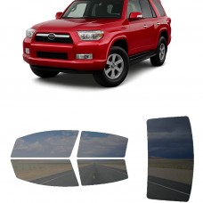 לרכב Toyota 4Runner 2010 ציפוי חלונות שחורים רב פעמי סיליקון לחלונות קדמיים, אחוריים ולחלון האחורי