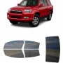 לרכב Toyota 4Runner 2010 ציפוי חלונות שחורים רב פעמי סיליקון לחלונות קדמיים, אחוריים ולחלון האחורי