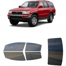 לרכב Toyota 4Runner SUV 1996 ציפוי חלונות שחורים רב פעמי סיליקון לחלונות קדמיים, אחוריים ולחלון האחורי