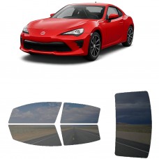 לרכב Toyota 86 86 2017 ציפוי חלונות שחורים רב פעמי סיליקון לחלונות קדמיים, אחוריים ולחלון האחורי