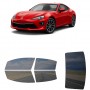 לרכב Toyota 86 2019 ציפוי חלונות שחורים רב פעמי סיליקון לחלונות קדמיים, אחוריים ולחלון האחורי