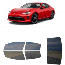 לרכב Toyota 86 Two-door Coupe 2017 ציפוי חלונות שחורים רב פעמי סיליקון לחלונות קדמיים, אחוריים ולחלון האחורי