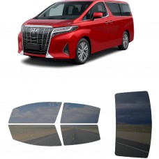 לרכב Toyota Alphard 2018 ציפוי חלונות שחורים רב פעמי סיליקון לחלונות קדמיים, אחוריים ולחלון האחורי