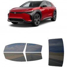 לרכב Toyota BZ4X 2023 ציפוי חלונות שחורים רב פעמי סיליקון לחלונות קדמיים, אחוריים ולחלון האחורי