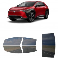 לרכב Toyota BZ4X SUV 2023 ציפוי חלונות שחורים רב פעמי סיליקון לחלונות קדמיים, אחוריים ולחלון האחורי