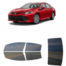 לרכב Toyota Camry Sedan 2018 ציפוי חלונות שחורים רב פעמי סיליקון לחלונות קדמיים, אחוריים ולחלון האחורי