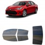 לרכב Toyota C-HR Sedan 2018 ציפוי חלונות שחורים רב פעמי סיליקון לחלונות קדמיים, אחוריים ולחלון האחורי