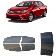 לרכב Toyota Corolla Sedan 2014 ציפוי חלונות שחורים רב פעמי סיליקון לחלונות קדמיים, אחוריים ולחלון האחורי