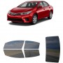 לרכב Toyota Corolla Sedan 2014 ציפוי חלונות שחורים רב פעמי סיליקון לחלונות קדמיים, אחוריים ולחלון האחורי
