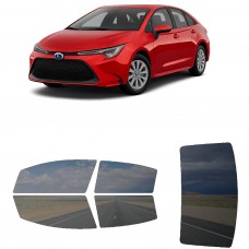לרכב Toyota Corolla Sedan 2020 ציפוי חלונות שחורים רב פעמי סיליקון לחלונות קדמיים, אחוריים ולחלון האחורי