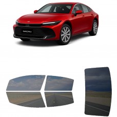 לרכב Toyota Crown Sedan 2023 ציפוי חלונות שחורים רב פעמי סיליקון לחלונות קדמיים, אחוריים ולחלון האחורי