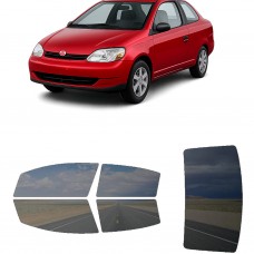 לרכב Toyota ECHO Two-door Sedan 2000 ציפוי חלונות שחורים רב פעמי סיליקון לחלונות קדמיים, אחוריים ולחלון האחורי