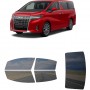 לרכב Toyota Elfa 2020 ציפוי חלונות שחורים רב פעמי סיליקון לחלונות קדמיים, אחוריים ולחלון האחורי