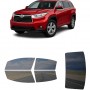 לרכב Toyota Highlander 2014 ציפוי חלונות שחורים רב פעמי סיליקון לחלונות קדמיים, אחוריים ולחלון האחורי