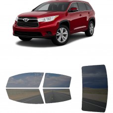 לרכב Toyota Highlander SUV 2014 ציפוי חלונות שחורים רב פעמי סיליקון לחלונות קדמיים, אחוריים ולחלון האחורי
