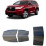 לרכב Toyota Highlander SUV 2014 ציפוי חלונות שחורים רב פעמי סיליקון לחלונות קדמיים, אחוריים ולחלון האחורי