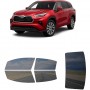 לרכב Toyota Highlander SUV 2022 ציפוי חלונות שחורים רב פעמי סיליקון לחלונות קדמיים, אחוריים ולחלון האחורי