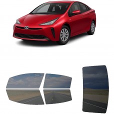 לרכב Toyota Prius 2019 ציפוי חלונות שחורים רב פעמי סיליקון לחלונות קדמיים, אחוריים ולחלון האחורי