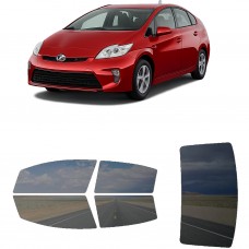 לרכב Toyota Priusc Hatchback 2012 ציפוי חלונות שחורים רב פעמי סיליקון לחלונות קדמיים, אחוריים ולחלון האחורי