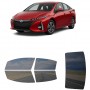 לרכב Toyota PriusPrime 2017 ציפוי חלונות שחורים רב פעמי סיליקון לחלונות קדמיים, אחוריים ולחלון האחורי
