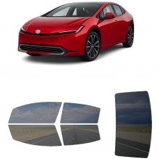 לרכב Toyota PriusPrime 2023 ציפוי חלונות שחורים רב פעמי סיליקון לחלונות קדמיים, אחוריים ולחלון האחורי