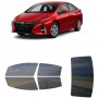 לרכב Toyota PriusPrime Hatchback 2016 ציפוי חלונות שחורים רב פעמי סיליקון לחלונות קדמיים, אחוריים ולחלון האחורי