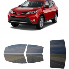 לרכב Toyota RAV4 2013 ציפוי חלונות שחורים רב פעמי סיליקון לחלונות קדמיים, אחוריים ולחלון האחורי