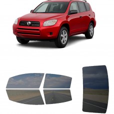 לרכב Toyota RAV4 SUV 2006 ציפוי חלונות שחורים רב פעמי סיליקון לחלונות קדמיים, אחוריים ולחלון האחורי