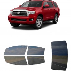 לרכב Toyota Sequoia SUV 2008 ציפוי חלונות שחורים רב פעמי סיליקון לחלונות קדמיים, אחוריים ולחלון האחורי