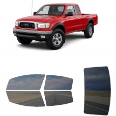 לרכב Toyota Tacoma Extd PU 2001 ציפוי חלונות שחורים רב פעמי סיליקון לחלונות קדמיים, אחוריים ולחלון האחורי