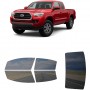 לרכב Toyota Tacoma Extd PU 2016 ציפוי חלונות שחורים רב פעמי סיליקון לחלונות קדמיים, אחוריים ולחלון האחורי