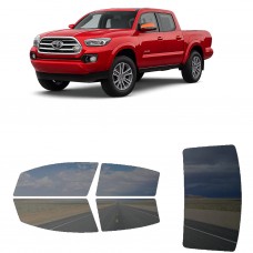 לרכב Toyota Tacoma Limited Double Cab 2022 ציפוי חלונות שחורים רב פעמי סיליקון לחלונות קדמיים, אחוריים ולחלון האחורי