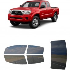 לרכב Toyota Tacoma PU 2005 ציפוי חלונות שחורים רב פעמי סיליקון לחלונות קדמיים, אחוריים ולחלון האחורי