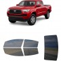 לרכב Toyota Tacoma SR Access Cab 2021 ציפוי חלונות שחורים רב פעמי סיליקון לחלונות קדמיים, אחוריים ולחלון האחורי