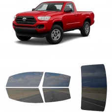 לרכב Toyota Tacoma Two-door 2016 ציפוי חלונות שחורים רב פעמי סיליקון לחלונות קדמיים, אחוריים ולחלון האחורי